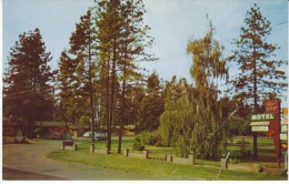 Spokane Washington, Cedar Village Motel, Lodging,, C1950s/60s Vintage Postcard - Spokane