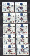 Volledig Boekje Sneeuwman Kerst / Noël 2011 - Used Stamps