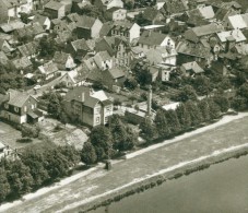 Flugzeugaufnahme 6454 Großauheim über Hanau Wohngebiet Sw 7.4.1960 - Hanau