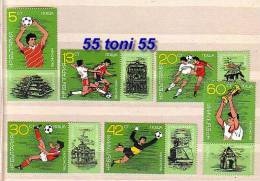 1986 Sport Football World Cup – MEXICO  6v.-MNH   Bulgaria / Bulgarie - 1986 – Messico