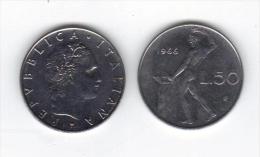 RedG - REPUBBLICA , 50 Lire Del 1966 - 50 Lire