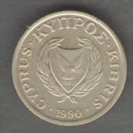 CIPRO 1 CENT 1990 - Zypern