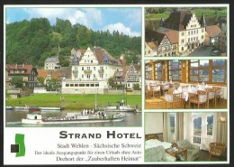 WEHLEN Sachsen Sächsische Schweiz Lohmen STRAND HOTEL Drehort Der ZAUBERHAFTEN HEIMAT 1999 - Wehlen