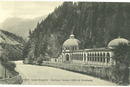 Suisse Cpa Unter Engadin  Kurhaus Tarasp Trinkhalle Lieu De Cure - Tarasp