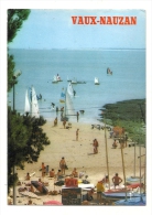 Cp, 17, Vaux-Nauzan, La Plage, Voyagée 1986 - Vaux-sur-Mer