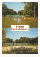 Cp, 32, Gondrin, Vue Du Bassin, Multi-Vues, Voyagée 1986 - Sonstige & Ohne Zuordnung