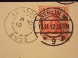 Marcophilie Berlin W R  Sur Carte Postale Berlin Alexanderplatz - Macchine Per Obliterare (EMA)