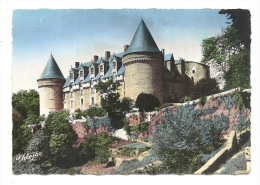 Cp, 87, Rochechouart, Le Château, Voyagée 1955 - Rochechouart