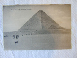 EGITTO TURISTI E PIRAMIDE  1934 - Piramidi
