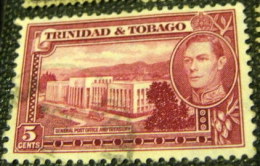 Trinidad And Tobago 1938 General Post Office And Treasury 5c - Used - Trinidad & Tobago (...-1961)