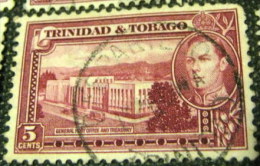 Trinidad And Tobago 1938 General Post Office And Treasury 5c - Used - Trinidad & Tobago (...-1961)