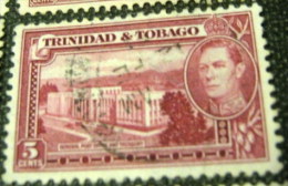 Trinidad And Tobago 1938 General Post Office And Treasury 5c - Used - Trinidad Y Tobago