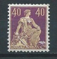 Suisse - 1907-17 - Y-T 123 - Neuf * - Unused Stamps
