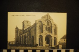 CP, 03, CHATELMONTAGNE Eglise Romane XIe Siècle N°7 Vierge Ed F L - Sonstige & Ohne Zuordnung