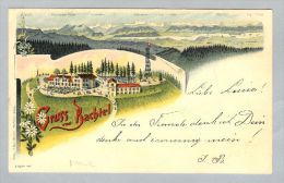 AK ZH Hinwil Bachtel 1901-05-21 Litho E. Oetiker - Hinwil