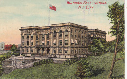 Estados Unidos--New York--1916--Bronnx--Borourgh Hall--Fechador--New York  A Francia - Bronx