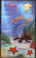 Brasil 2011. Used. Sellos Provenientes De BF147. Fauna Marina. See Description. - Used Stamps