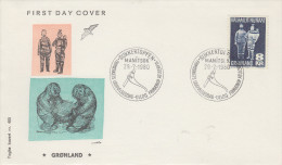 Enveloppe  1er  Jour  GROENLAND   Artisanat  Local   1980 - FDC