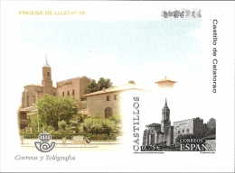 Prueba De Lujo Nº 19 Del 'Castillo De Calatorao'. De Zaragoza. - Essais & Réimpressions