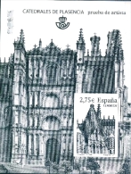 Prueba En Negro De La Catedral De Plasencia (Cáceres) - Proofs & Reprints