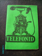 1980 ESTONIA  TALLINN  FOOD MARKET SYSTEM TELEPHONE DIRECTORY - Practical