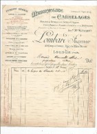 Facture , Manufacture De Carrelages , LOMBARD , LOUDUN , Vienne , 1905 - Other & Unclassified