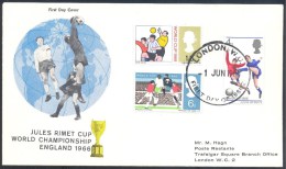 England 1966 Cover: Football Fussball Soccer Calcio FIFA World Cup England: Final Game Wembley England Germany Rimet Cup - 1966 – England