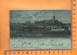 CLEVE: Lithographie , Gruss, Panorama Effet Nuit - Kleve