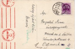 HONGRIE BUDAPEST CARTE CENSUREE 1940 - Postmark Collection