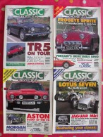 4 Revues Classic And Sportscar. 1993-1994. En Anglais. TR5 Ferrari Aston Martin Lotus Seven Jaguar Ac Cobra Morgan MG - Auto