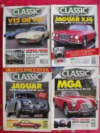 4 Revues Classic And Sportscar. 1995. En Anglais. Jaguar Corvette Bristol Porsche Ferrari BMW MG Alfa Roméo Simca Austin - Auto