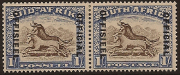 SOUTH AFRICA 1935 1/- Official SG O25 HM PP244 - Officials