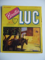 BUVARD LUC BISCOTTES. Tableau D'une RUE En ESPAGNE Avec HOMME ET 2 ANES Lourdement Chargés. Années 50. TBEtat - Zwieback