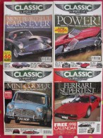 4 Revues Classic & Sports Car. 1997-1998. En Anglais. Aston Martin  Mercedes Ac Cobra Corvette Zalfa Romeo Volkswagen - Auto