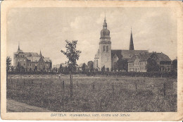 DATTELN  KRANKENHAUSS, KATH, KIRCHE UND SCHULE  Carte Animée - Datteln