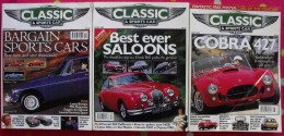 3 Revues Classic & Sports Car. 1999. En Anglais. Alfa Lotus Sunbeam Jaguar Citroën DS Ferrari Honda Toyota Cobra - Auto