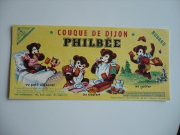 BUVARD PHILBEE COUQUE De DIJON. Les REPAS De Petit OURS. Années 50.  Correction Sur Le Poids - Gingerbread