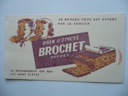 BUVARD BROCHET Frères PAIN D'EPICES. La Gourmandise Qui Fait Les Bons Elèves. Années 50. TBEtat. FILLE GARCON ENFANTS - Pain D'épices