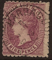 SOUTH AUSTRALIA 1868 9d QV SG 75 VGU SL231 - Gebruikt