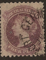 SOUTH AUSTRALIA 1870 4d QV SG 103 FU UH23 - Used Stamps