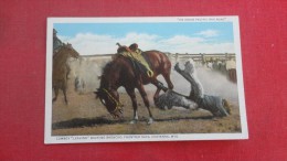 - Wyoming> Cheyenne  Cowboy Leaving Bucking  Broncho -1819 - Cheyenne