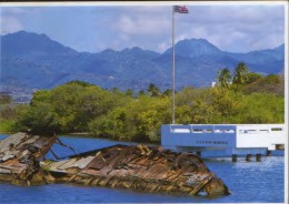 United States - Postcard In 1997 - Hawaii - USS Utah Memorial, Pearl Harbor - 2/scans - Oahu