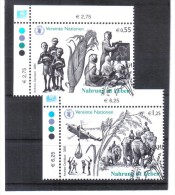 KPÖ335  UNO WIEN 2005  MICHL 453/54 Used / Gestempeltes ECKRANDSTÜCK - Used Stamps