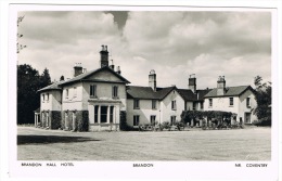 RB 1037 -  Real Photo Postcard - Brandon Hall Hotel - Near Coventry - Warwickshire - Coventry