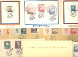 Czechoslovakia - Lot Of FDC Envelopes And Stamp On Topic 'Sokoli'. Excellent Quality. Interesting. - Cartas & Documentos