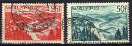 Saarland 1948 Mi 252-253, Gestempelt, Flugpost (Air Mail) [140515XII] - Usados