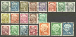 Germany Saarland 1957 Mi 409-428 - Usados