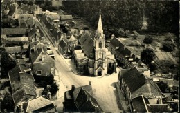 N°6 DID 2 SEMBLANCAY L EGLISE ET LA RUE PRINCIPALE FRANCE VUE DU CIEL - Semblançay