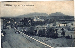 S5484 CARTOLINA BENEVENTOPONTE SUL CALORE E PANORAMA - Benevento