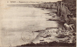 Delcampe - Yport - Perspective De La Falaise Jusqu'à Fécamp - (a179) - Yport